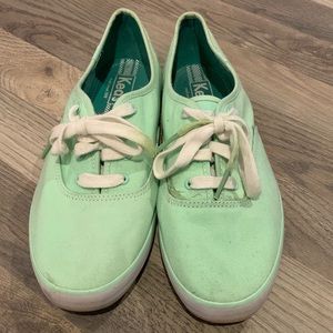 Lime green Keds